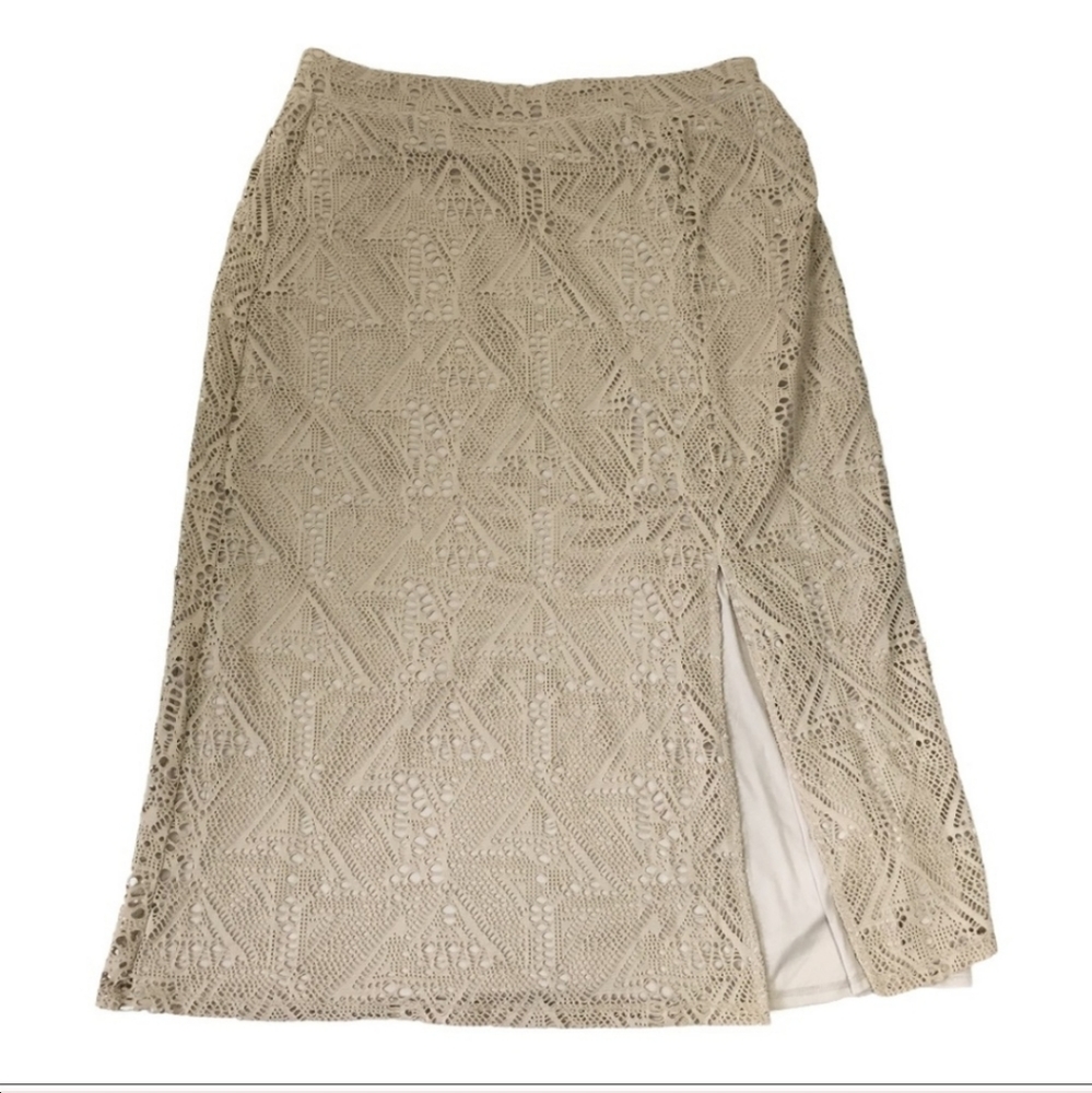 Chico's Crochet Skirt